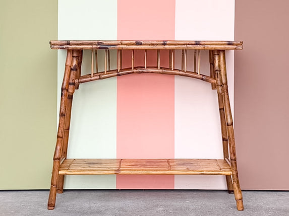 Tortoiseshell Bamboo Console