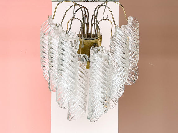 Vintage Swirl Murano Sconce