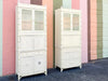Pair of Thomasville Faux Bamboo Cabinets