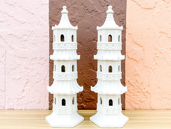Pair of Fab Italian Pagodas