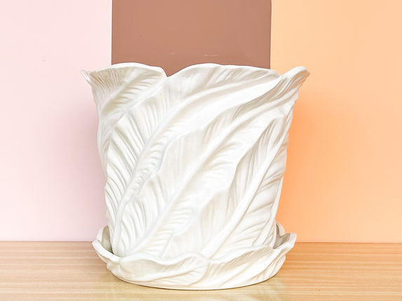 Palm Leaf Cachepot
