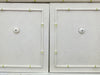 Pair of Thomasville Faux Bamboo Cabinets
