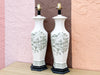 Pair of Pretty Green Chinoiserie Lamps