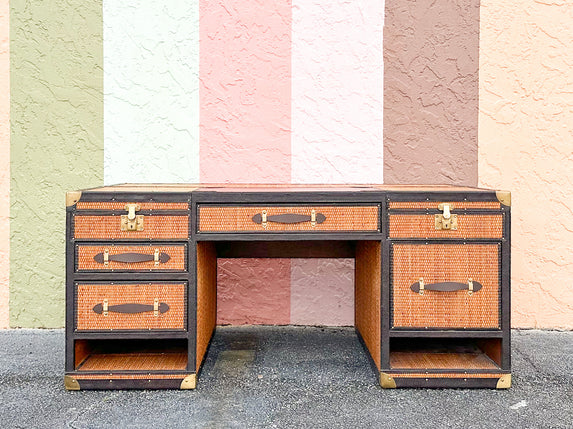 Stiles Brothers Steamer Trunk Coffee Table