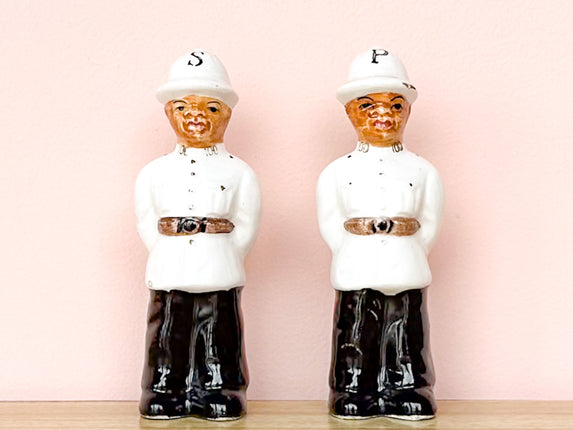 Bahamian Police Salt and Pepper Set