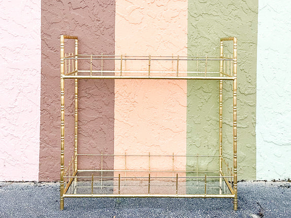 Faux Bamboo Metal Bar