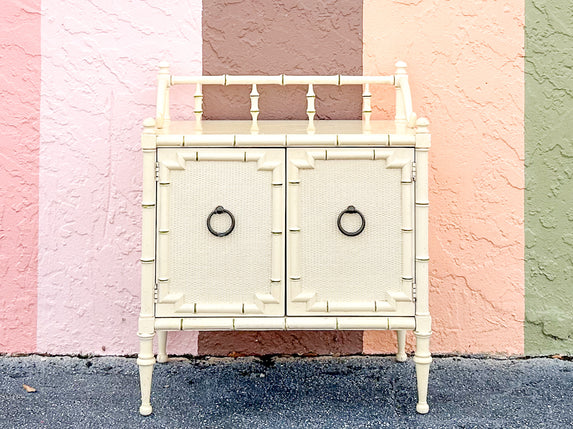 Drexel Faux Bamboo Nightstand