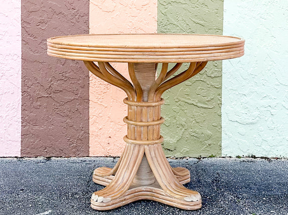 Coastal Rattan and Seagrass Entry Table
