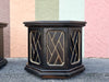 Dorothy Draper Style Chippendale Side Tables