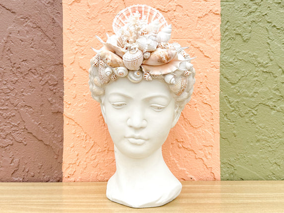 Extra Large Shellegance Bust Cachepot