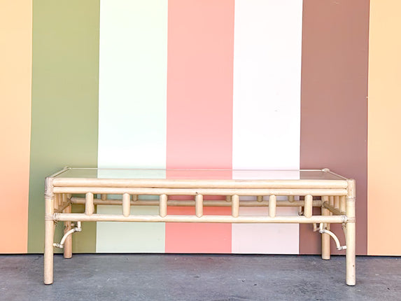 Chippendale Rattan Coffee Table