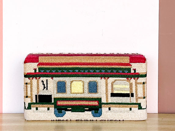 San Francisco Needlepoint Door Stop