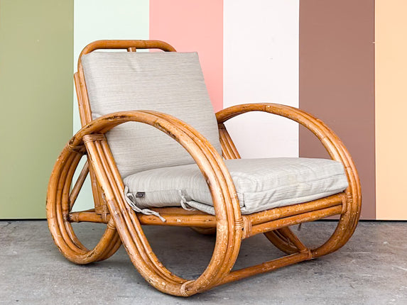 Frankl Style Rattan Pretzel Chair