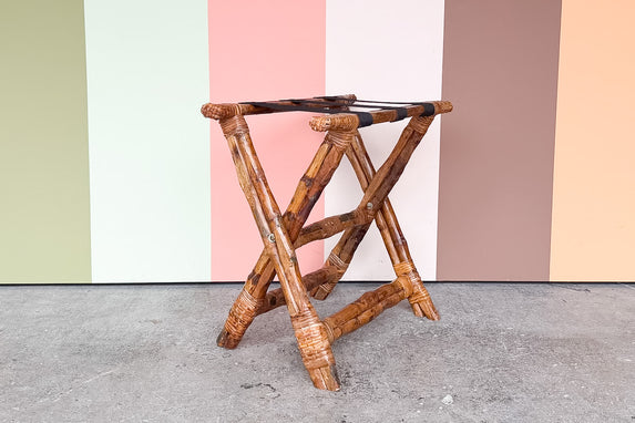 Bamboo Luggage Rack