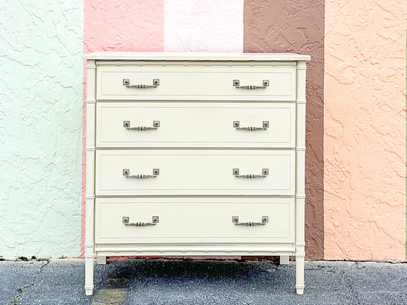Palm Beach Faux Bamboo Tall Chest