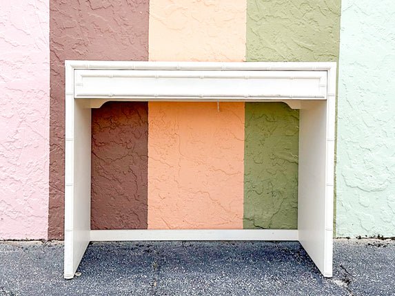 Cute Faux Bamboo Desk