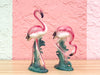 Kips Bay Pair of Old Florida Flamingo Figurines