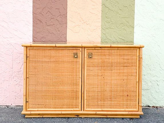 Italian Rattan and Seagrass Server