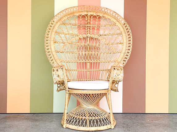 Natural Rattan Peacock Chair