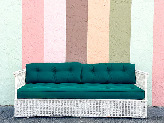 McGuire Braided Rattan Sofa