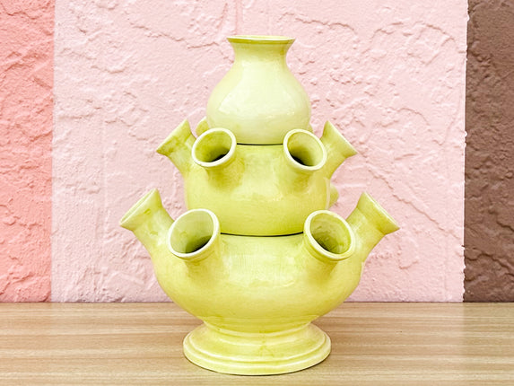 Happy Yellow Italian Tulipiere