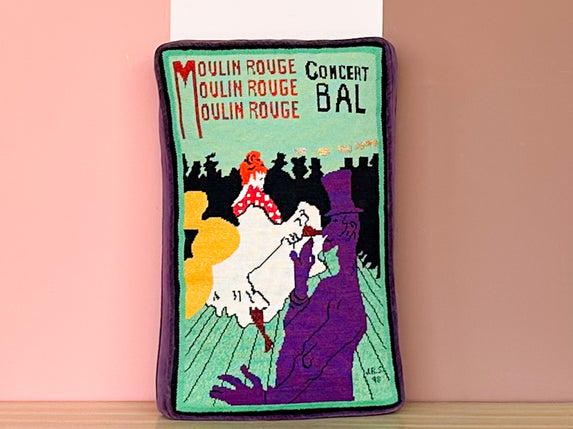 Moulin Rouge Needlepoint Pillow