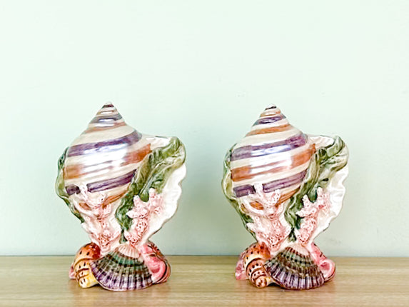 Fitz and Floyd Shell Salt and Pepper Set