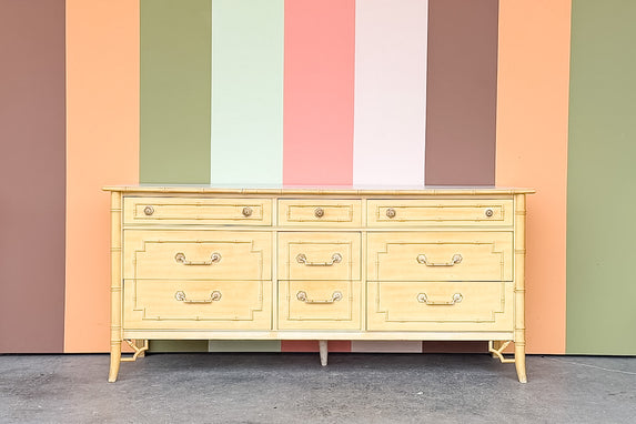 Thomasville Faux Bamboo Dresser