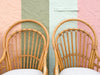 Set of Four Coastal Balloon Back Dining Chairs