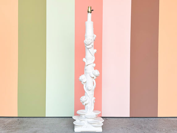 Chinoiserie Chic Lotus Floor Lamp