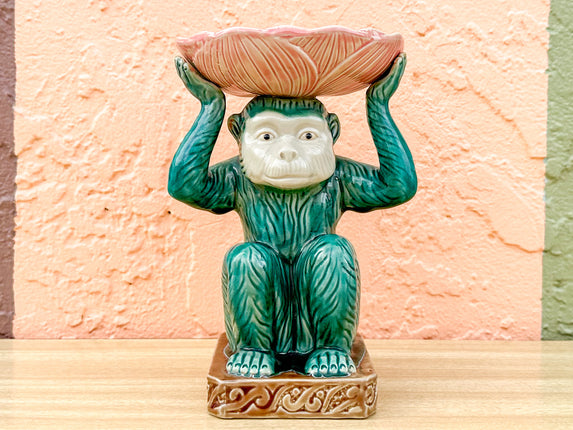 Chinoiserie Monkey Trinket Dish