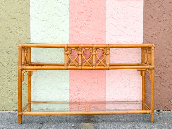 Coastal Rattan Console