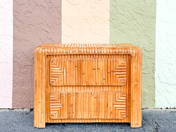 Coastal Chic Bamboo Nightstand