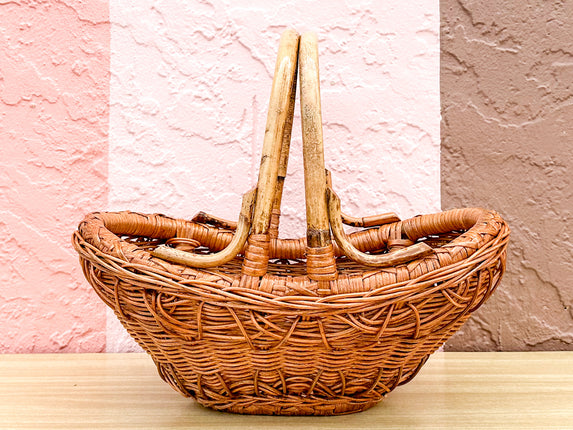 Rattan Easter Basket