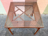 Chippendale Rattan Game Table