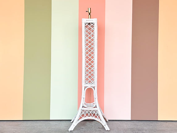 Lattice Rattan Floor Lamp