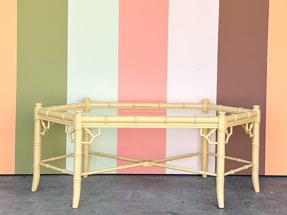 Thomasville Faux Bamboo Coffee Table