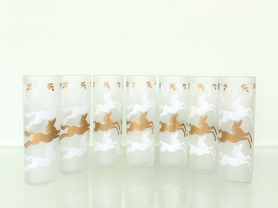 Set of Six Libbey Cavalcade Glassware