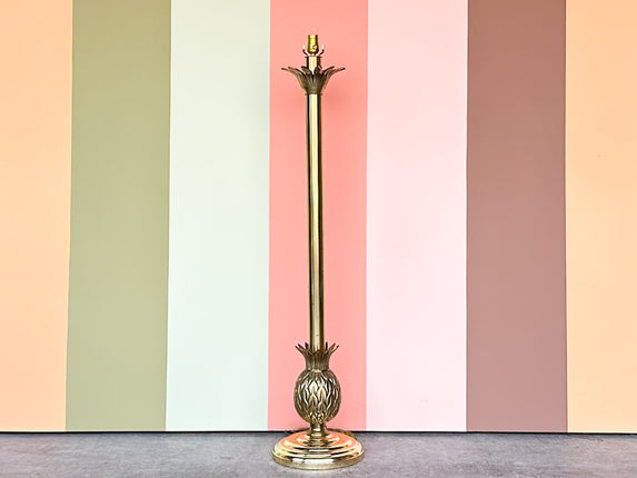 Brass Pineapple Floor Lamp