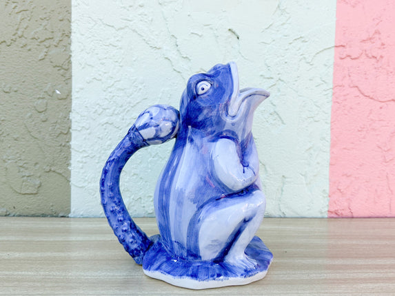 Ceramic Frog Pitcher
