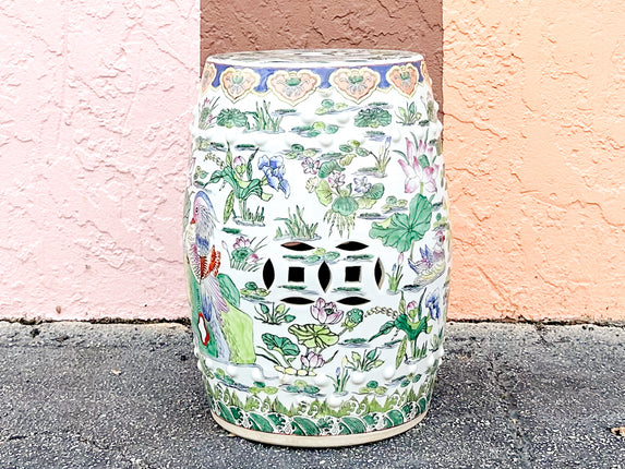 Chinoiserie Chic Garden Seat