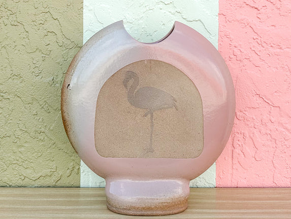 So 80s Fab Flamingo Vase