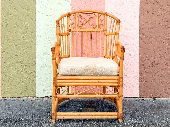 Coastal Brighton Style Rattan Chair