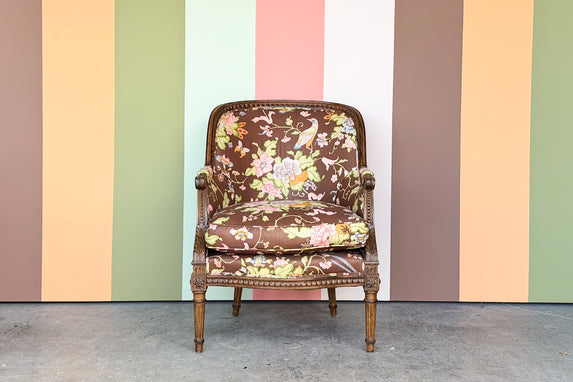 Chinoiserie Chic Bergere Chair