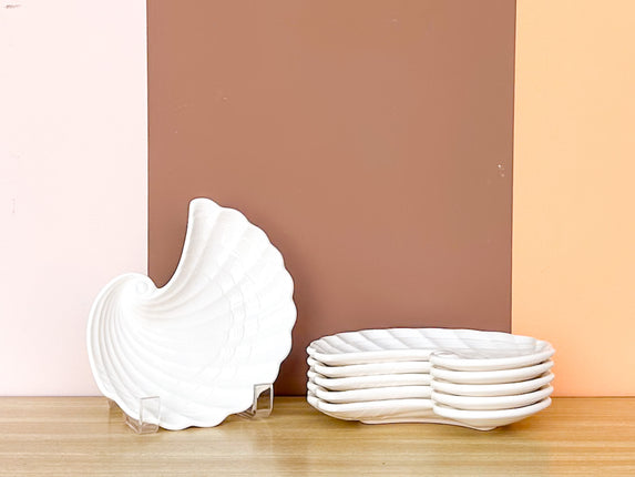 Set of Six Kips Bay Show House Shell Appetizer Plates