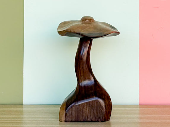 Carved Teak Mushroom