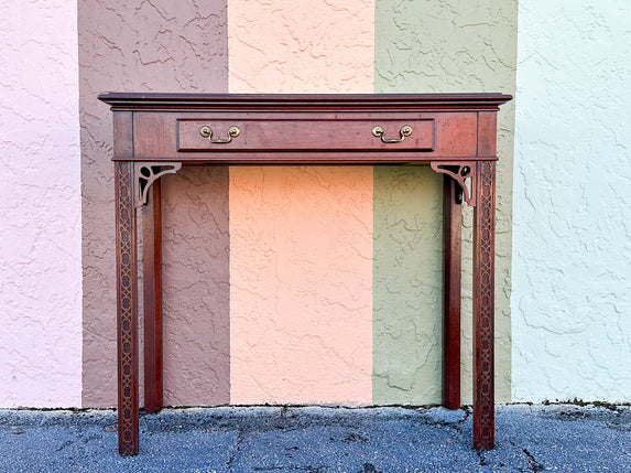 Petite Fretwork Console