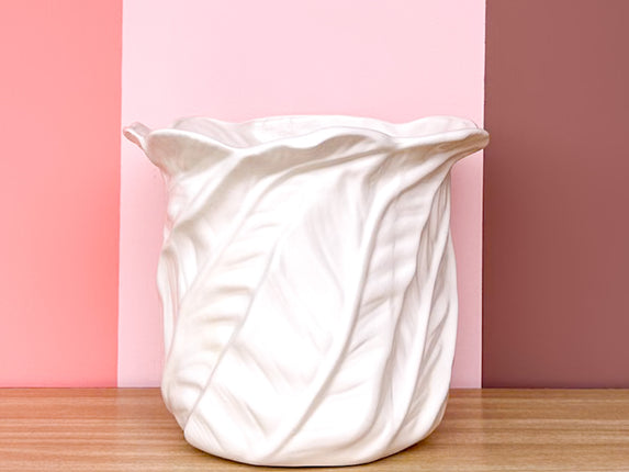 Palm Leaf Cachepot