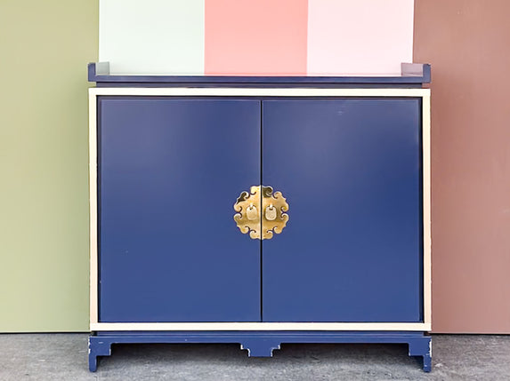 Periwinkle Chinoiserie Style Server
