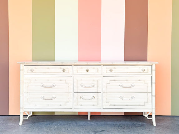 Thomasville Faux Bamboo Dresser